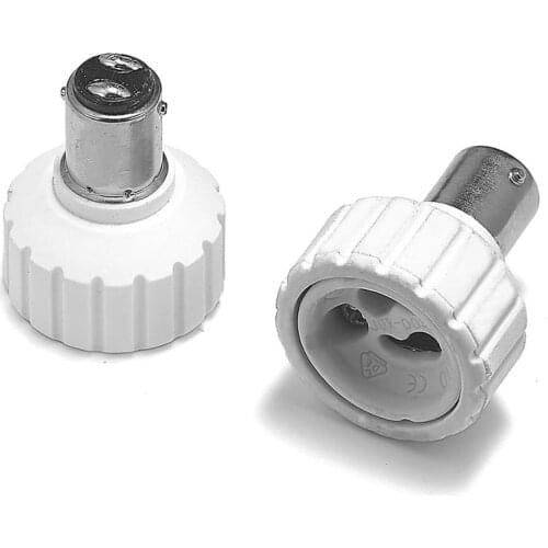BA15D to GU10 Lamp Holder Converter BA15S to GU10 Adapter Base Bulb Socket LED Light Extend Power Adapter