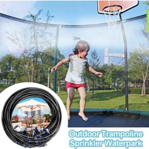 Children Outdoor Trampoline Sprinkler Set For Kids Boys Girls Fun Summer Outdoor Water Games Yard Toys For Trampoline