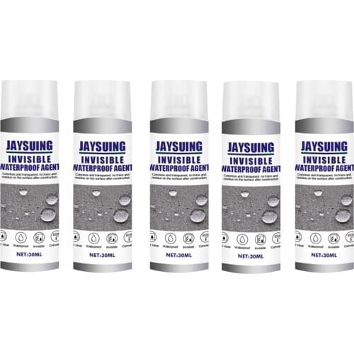 JAYSUING Sealant Spray Anti-Leaking Sealant Agent Plumbing Invisible Waterproof Agent Ceramic Tile Floor Wall Drop-5Pcs