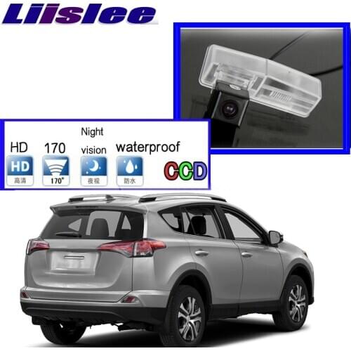 For TOYOTA NEW RAV4 RAV 4 2013~2016 Car Camera rearview Rear View Back Up Camera For PAL / NTSC to Use | CCD + RCA