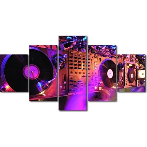 No Frame Oil Painting Canvas Dj Sound Poster Prints Wall Art Pictures Living Room Home Decor