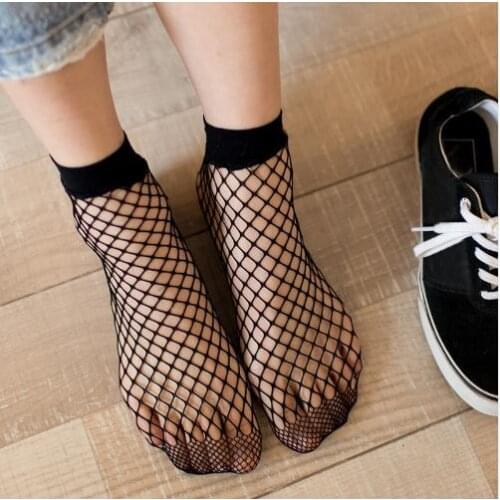 Focusnorm Girl Women Crystal Rhinestone Fishnet Elastic Stocks Fish Net Tights Pantyhose Sexy Women Stock