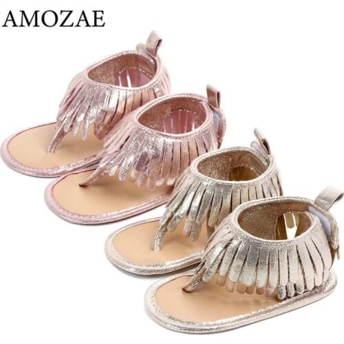 Summer Baby Girls Prewalker Soft Bottom Fringe Cute Shoes Girls Baby Toddler Slippers Boys First Walkers For Newborn