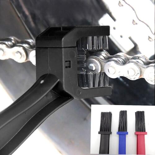 Motorcycle Chain Brush Accessories Kit Bike Part Chain Cleaner Tool For Cbr650r Ktm Duke 690 Burgman 400 Gsxr 750 Yzf R125 Rsv4