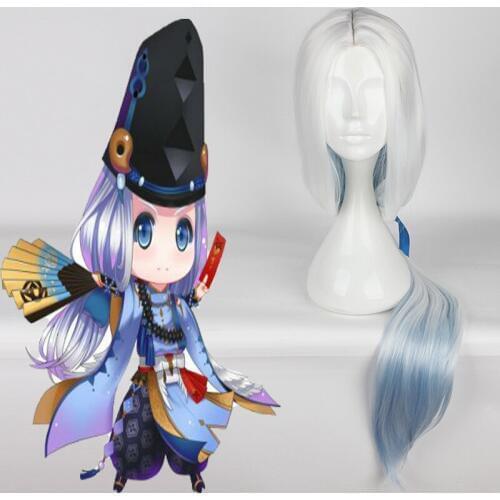 Game Onmyoji Cosplay Wig Abe No Seimei Cosplay Wigs Heat Resistant Synthetic Halloween Carnival Party haruaki Hair haruakira Wig