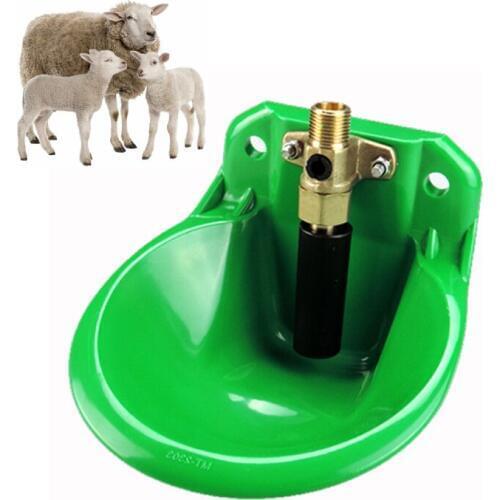 Plastic Sheep Goat Drinker Bowl Copper Value Animals Waterers Automatic Cattle Sheep Drinker Farm Equipment Wholesale