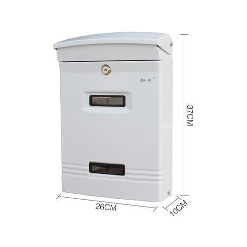 Mailbox before the cabinet plate thickening aluminum box outdoor retro stainless steel post box