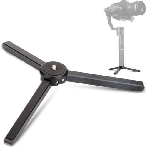 Ulanzi Mini Portable Tripod Stand for Zhiyun Smooth Q 4 Crane 2 Dji Alloy Support for Gimbal Stabilizer Tabletop Tripod Mount