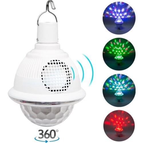 POWERMASTER PM-4191 BLUETOOTH SUPPORTED ANIMATED 10 WATT RECHARGEABLE UFO TYPE DISCO BALL