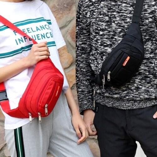4 Colors New Unisex Bum Bag Men Women Waist Pack Travelling Phone Money Pouch Fanny Pack Cross Body Bag