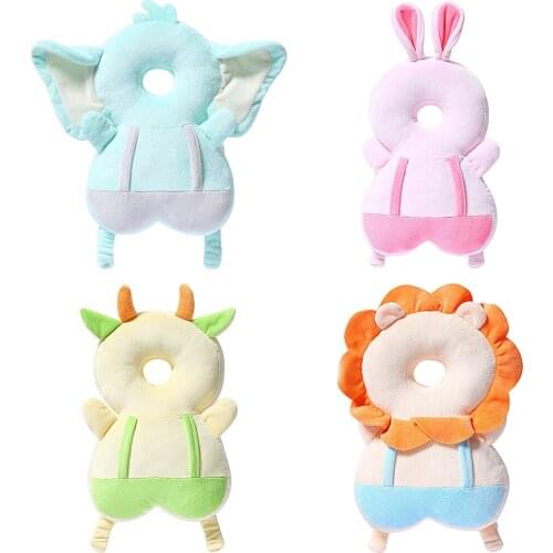 Newborn Baby Head Protector Toddler Walking Anti-Fall Breathable Safety Backpack Cushion Headrest for 4-18 Months
