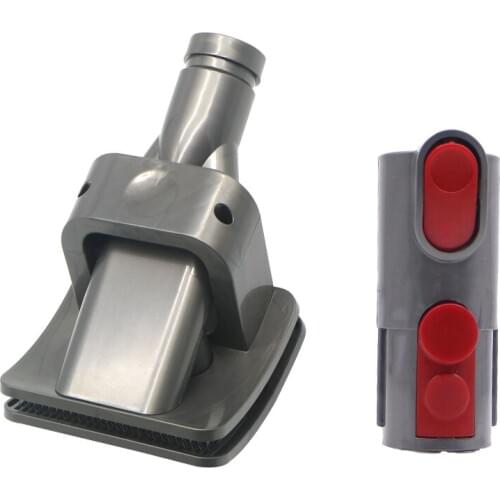 2pcs/set Groom Dog Pet Tool Brush&connector adapter converter suitable for Dyson V7 V8 Vacuum Cleaner Replacements Parts