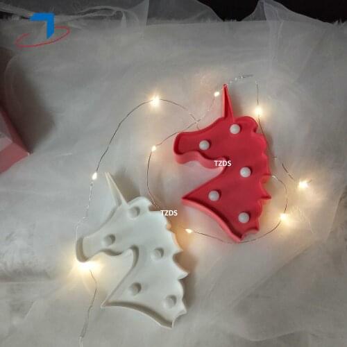 Ins Light Night unicorn LED holiday lighting for party living room mall decoration for childrens bedroom