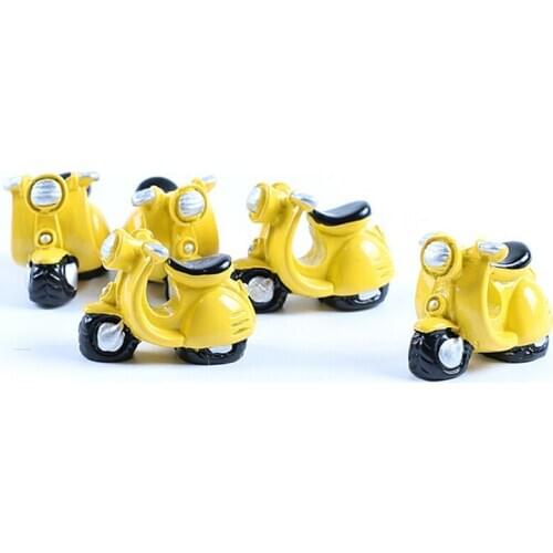 1:12 doll house miniature cute motorcycle doll house garden home decoration