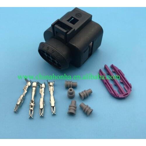 2PCS 1J0973714 4H0973714 Connector Auto Electric Plug Harness Wire 8 Pin