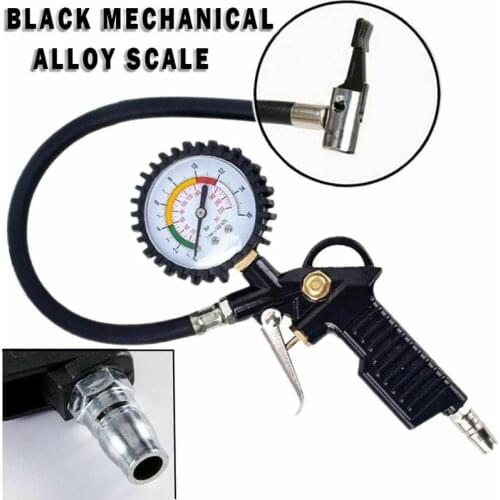 1pc Compressed Air Car Tire Inflator Calibrated Tyre Pressure Gauge Meter 220PSI Pressure Measuring Instruments