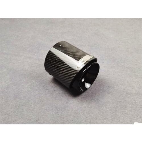 1 Pcs Glossy Black For Mini Cooper F54 F55 F56 F57 R60 R61 F60 R55 R56 R57 R58 R59 S JCW Carbon Exhaust Tip Pipe Car Accessories
