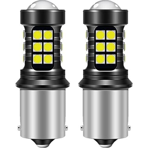 2X 1156 P21W BA15S W16W T15 LED T16 Bulb Canbus Error Free Backup Reverse 921 912 Car Lights Brake Lamp Stop Light Xenon White