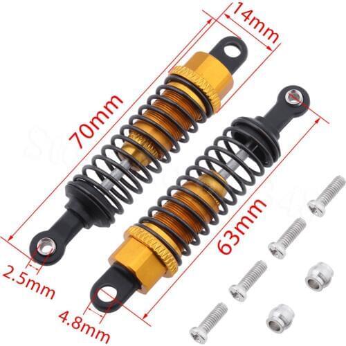 2Pcs/Lot Elcetric Himoto E18XBL 1/18 Spino Buggy Aluminum Shock Absorber Alloy Upgrade Parts M602 Mastadon 23602 RC Car Parts