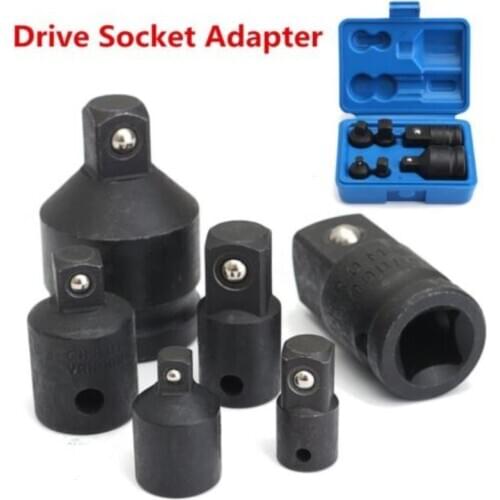 6Pcs 1/4 3/8 1/2 3/4 inch Heavy Duty Drive Socket Reducer Air Impact Ratchet Adapter