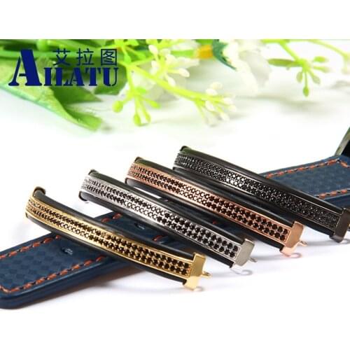 Ailatu Fine Craft Micro Pave Black Cz Crooked Cube Charm Accessories for DIY Fashion Bracelet Or Necklace Jewelry