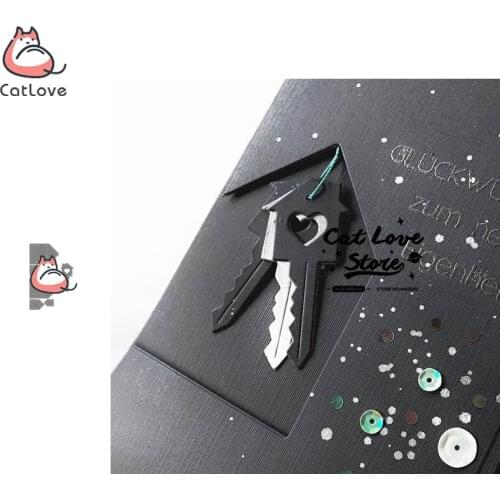 Key House Creative Metal Cutting Dies Scrapbooking Stencil Die Cuts Card Making DIY Decorative Craft Embossing New Dies For 2019