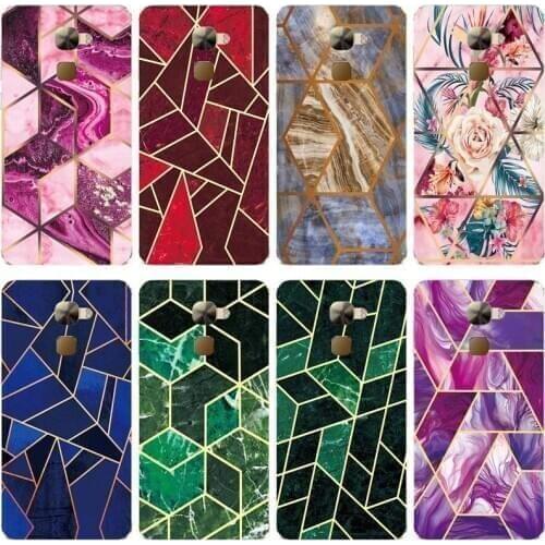 Geometric Marble Soft Phone Case for Letv Leeco Le Pro 3 / Pro3Le Pro 3 X720Funda Glossy Colorful Silicone Phone Back Cover