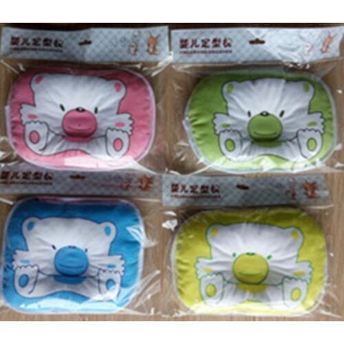 Bear Shaped Pillow Cartoon Rollover Pillow Newborn Baby Small Pillows High Quality Safe Baby Pillow Shaped Rollover Pillows
