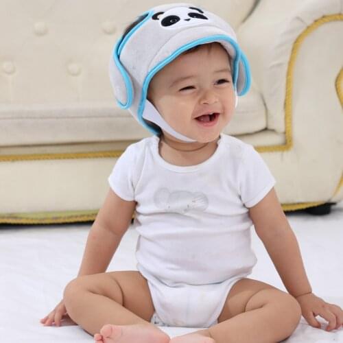 Infant Childs Cotton Baby Safety Helmet Children Head Protection Hat for Walking Crawling Baby Learns To Walk The Crash Helm