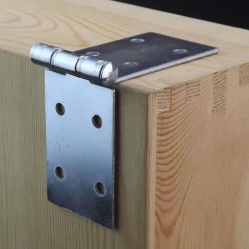 Long flap Hinge Round Table Folding Table Hinges Galvanized iron 133mm x 40mm X4