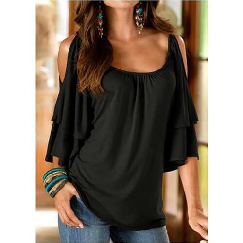 Женские однотонные футболки DUOYANG China At AliExpress