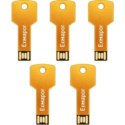 16GB Flash Drive, USB Flash Drive Bulk 32GB Exmapor Memory Stick 8 GB Multipack Key Thumb Drives for Data Photography Storage