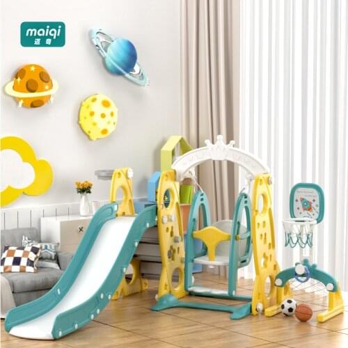 Indoor Childrens Slide And Swing Combination Home Simple Amusement Park Small Combination Playground