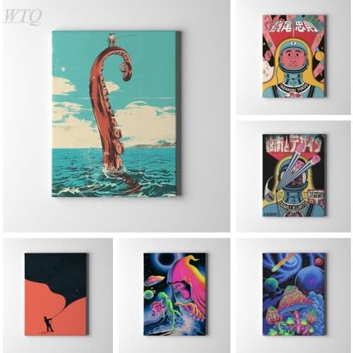 Anime Posters Anime Painting Trippy Hippie Wall Poster Canvas Painting Wall Decor Posters Wall Art Picture Room Decor Home Decor