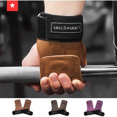 Professional Weight Lifting Protection Palm Gym Hand Grip Pads Barbell Pull Up Dumbbell Workout Gloves Cross Training Use