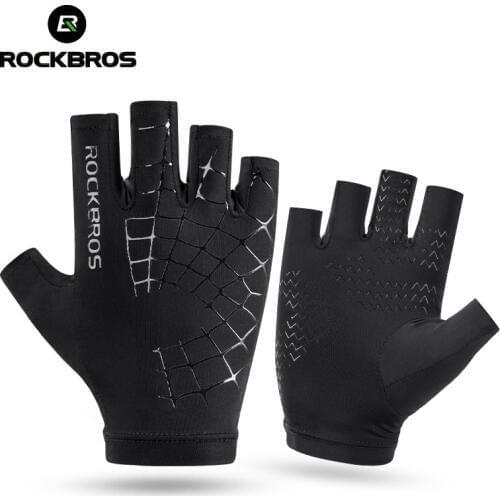 ROCKBROS Cycling Bike Touch Screen Gloves Breathable Anti-slip Elasticity Men Women Driving Hiking Outdoor MTB Bicycle Gloves