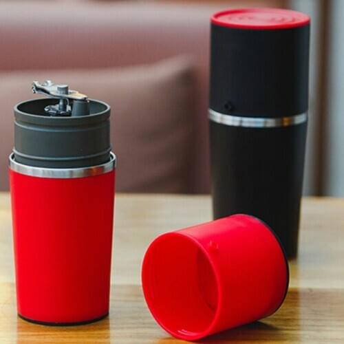 Manual Coffee Maker Hand Pressure Portable Espresso Machine Cafetera Pressing Bottle Pot Cafe Tool For Outdoor Travel Use