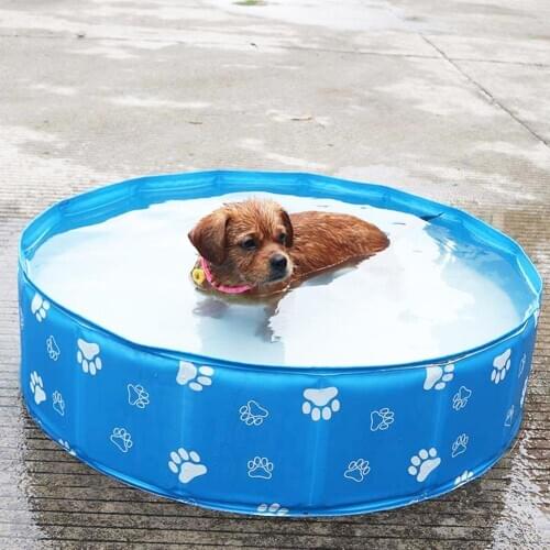 Foldable Dog Pool Pet Bath Swimming Tub Bathtub Outdoor Indoor Collapsible Bathing Pool for Dogs Cats Kids Pool