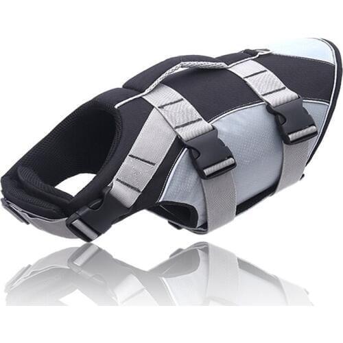 Dog Lifejacket Reflective Dog Life Jacket Vest Life Preserver Swimsuit with Rescue Handle for Large Medium Small Dogs