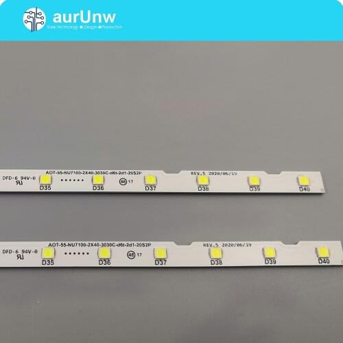 LED Backlight strip bar 40 lamp for L1_NU7. 1/7.3 LM41-00613A UN55NU7200 BN61-15485A UN55NU6950 BN96-45913A UE55NU7120 55NU7100