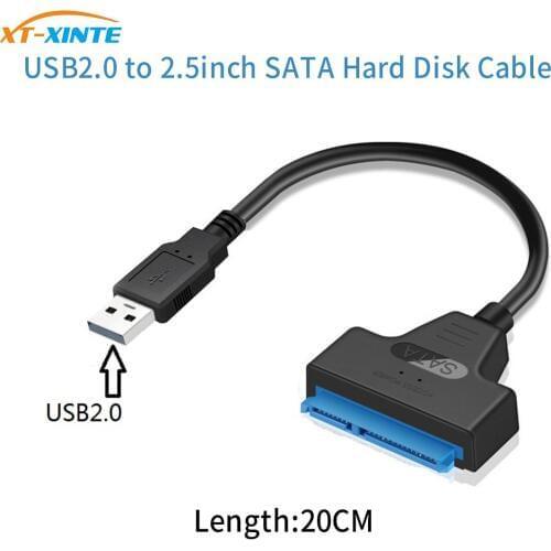 XT-XINTE USB 3.0 2.0 Type C SATA 3 Cable Connector Sata to USB Adapter External 2.5 inch SSD HDD Hard Disk Drive Sata III Cable