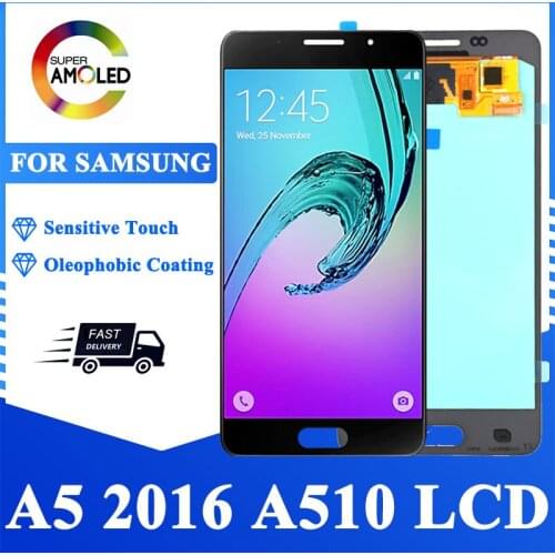 Original 5.2'' LCD For Samsung Galaxy A5 2016 A510F A510M A510FD A5100 A510 LCD Display Touch Screen For A5 A510 LCD Screen