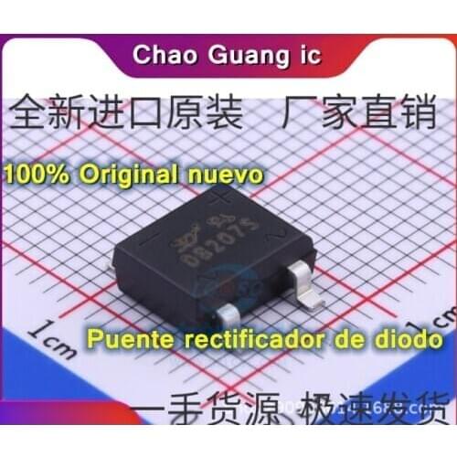 10 Uds DB207 DB207S SMD 2A 1000V SOP-4 Puente rectificador de diodo