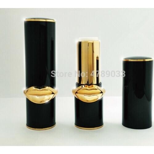 20/30/50pcs 12.1mm Black Empty Lipstick Tube DIY Lipgloss Lip Balm Tubes Container For Women Gift Cosmetic Container Tube