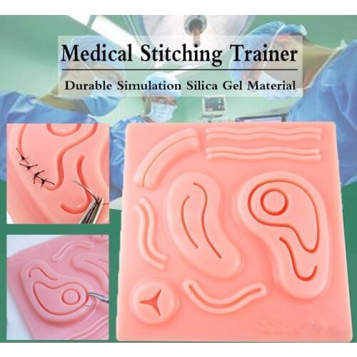 3D Lifelike simulator for training laparoscope surgical suture skin kit model medical training simulators Suture Practice pad