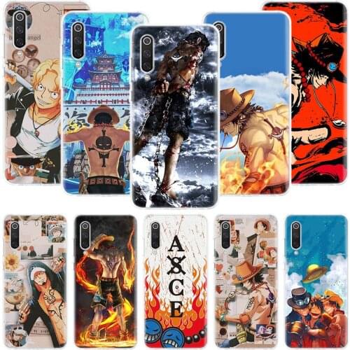 Anime Ace Phone Case For Xiaomi Redmi Note 10 9 8 Pro 9S 8 8T 7 6 5 6A 7A 8A 9A 9C 4X S2 K20 K30 Art Cover Coque