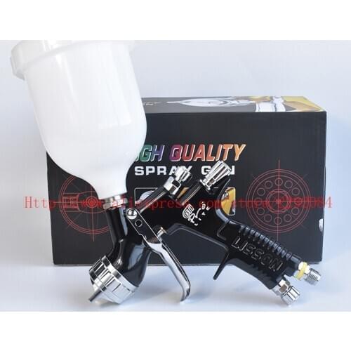 HVLP spray gun gravity spray gun 1.3mm 600CC manual spray gun with spray gun accessories