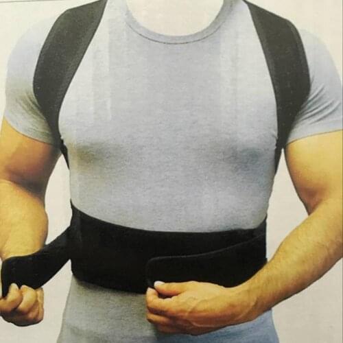 Adult polyester posture corrector adjustable 360-degree coverage back support clavicle support fixation belt posture setting