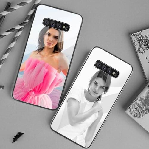 Model gril Kendall Jenner Phone Case Tempered Glass For Samsung S20 Plus S7 S8 S9 S10 Plus Note 8 9 10 Plus
