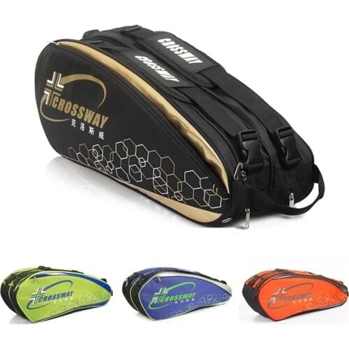 Fashion Racket Tennis Bag Squash Badminton Backpack Sack Tennis Raqueta Bag Professional Sport Tennis Racket Cover Shoes Storage